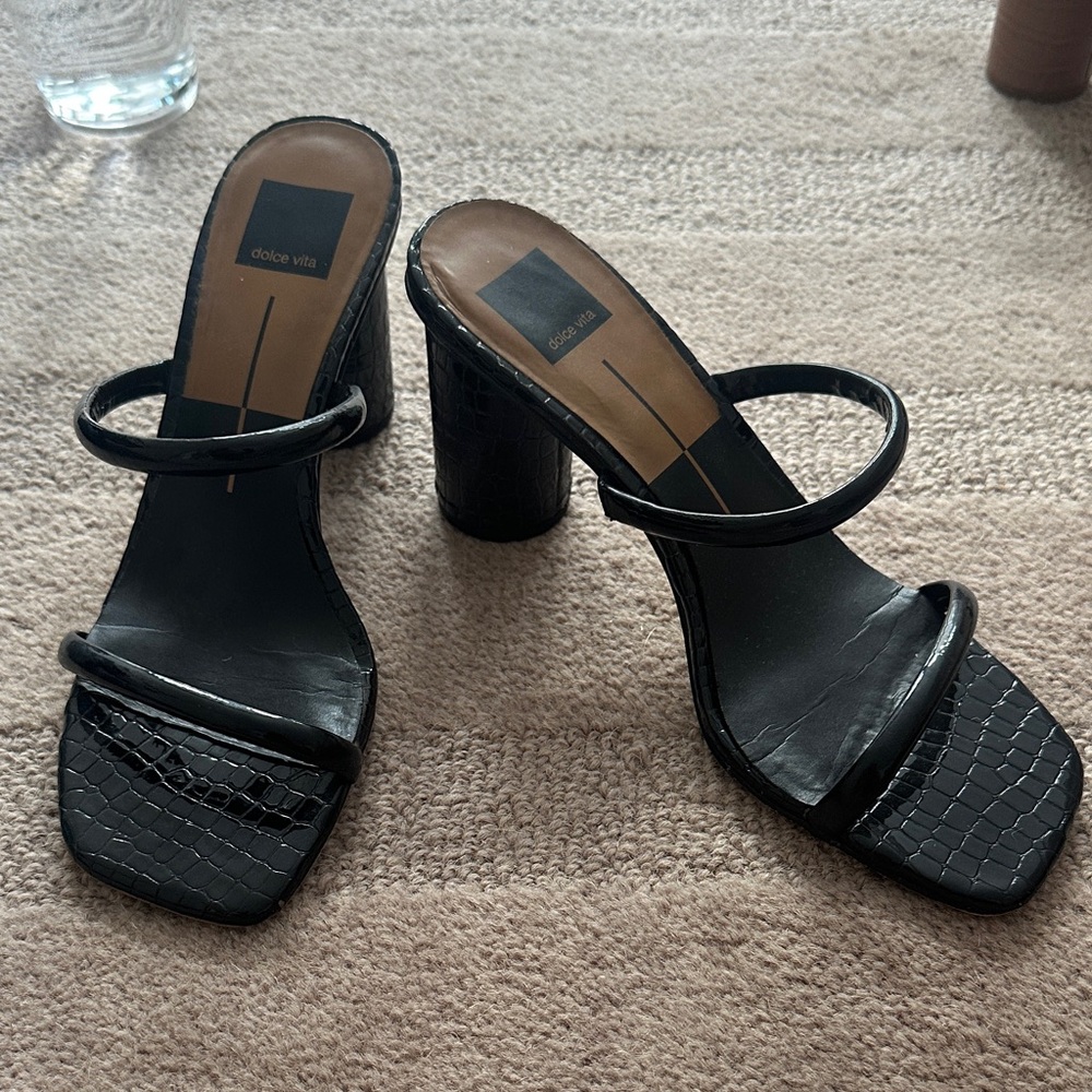 Dolce Vita Noles Black Croc size 9.5